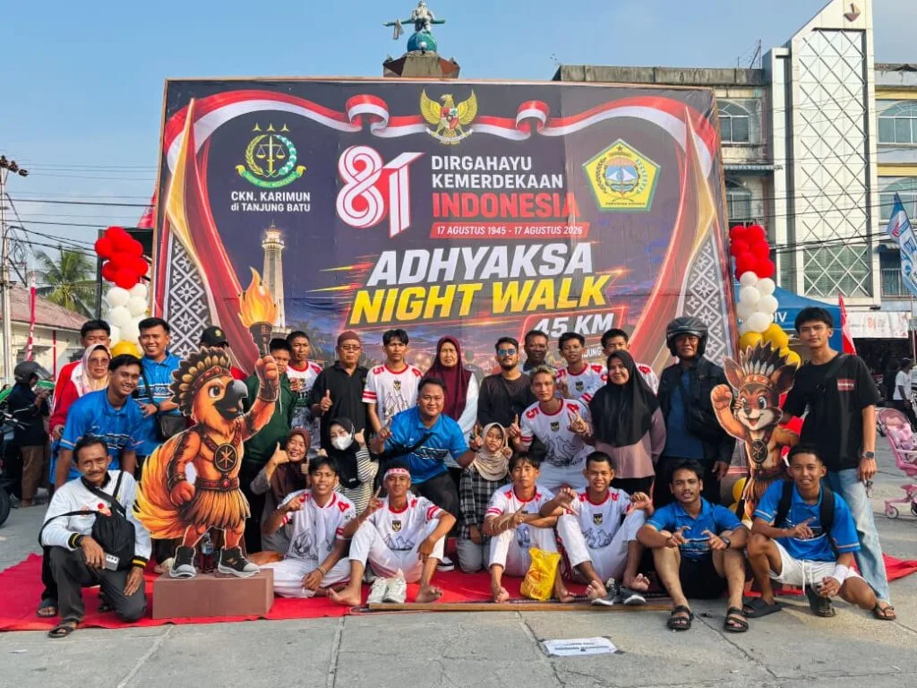 Adhyaksa Night Walk 45 KM Sukses Digelar di Kundur