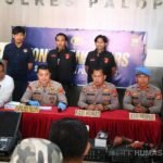 Polres Palopo menggelar konferensi pers penangkapan tersangka pencurian spesialis masjid di Palopo dan Luwu.
