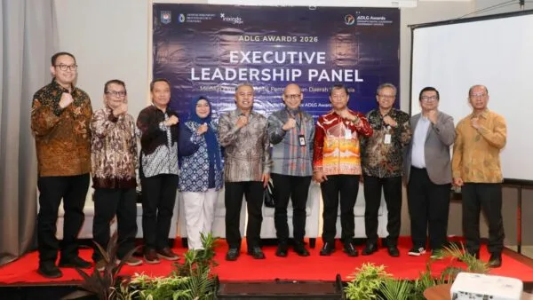 Sekda Batam Firmansyah menyampaikan pemaparan dalam Executive Leadership Panel ADLG Awards 2026 di Jakarta
