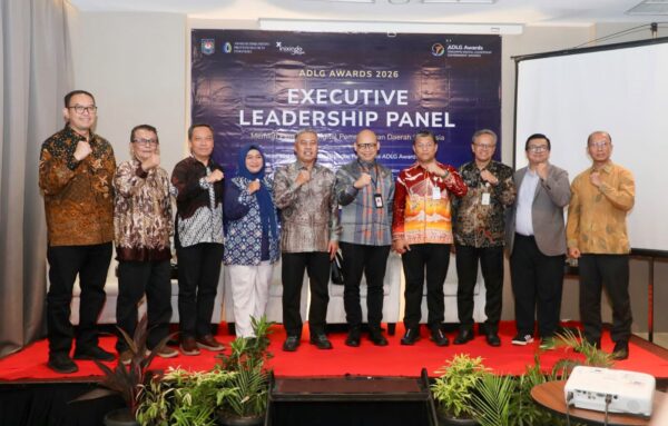 Sekda Batam Firmansyah menyampaikan pemaparan dalam Executive Leadership Panel ADLG Awards 2026 di Jakarta