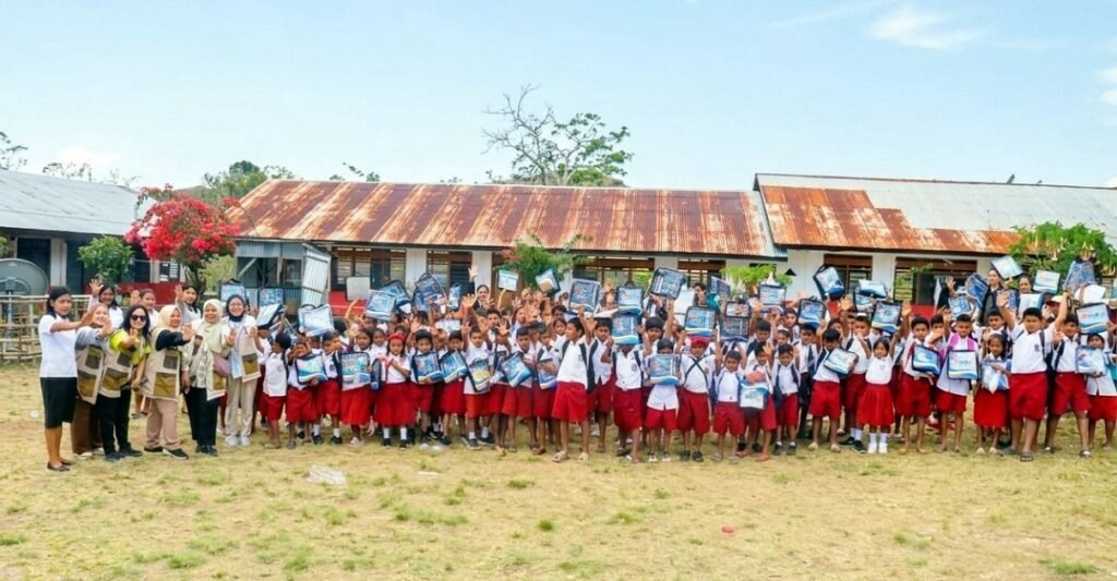 Gelar KPK Mengajar di Pelosok NTT, KPK Edukasi 150 Siswa SDM Anduwatu Sumba Timur
