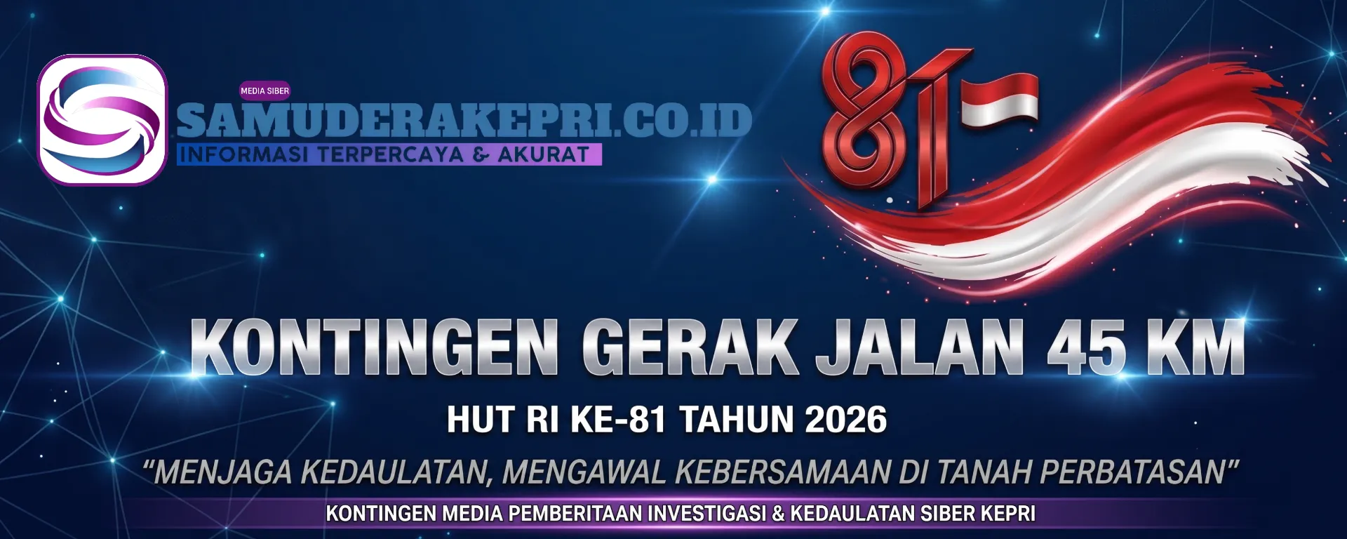 banner gerak jalan 45 samuderakepri