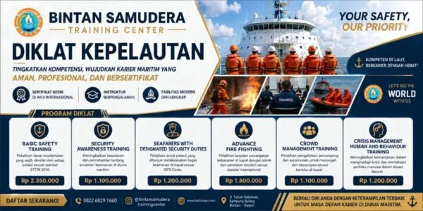 Gedung dan fasilitas pelatihan Bintan Samudera Training Center (BSTC) Tanjungpinang (1)
