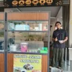 Semangkuk sajian Bubur Ayam Sadulur di Jalan Garuda Tanjungpinang Timur