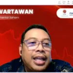 Tangkapan layar suasana pertemuan virtual acara Edukasi Wartawan terkait Analisis Fundamental Saham oleh Mandiri Sekuritas