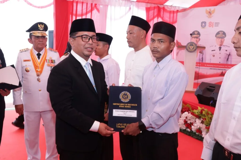 Hadiri Pemberian Remisi HUT ke-81 RI di Lapas Tanjungpinang, WK III DPRD Kepri Bakhtiar Apresiasi Program Pembinaan