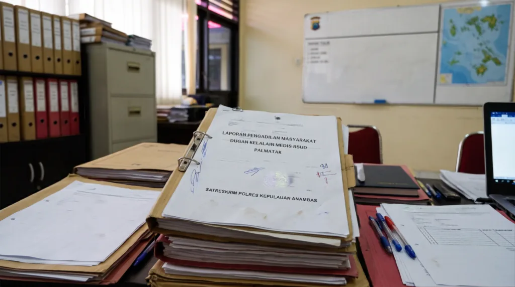 Samudera Kepri Serahkan Bukti Investigasi, Polisi Bidik Dugaan Kelalaian Medis dan Administrasi RSUD Palmatak